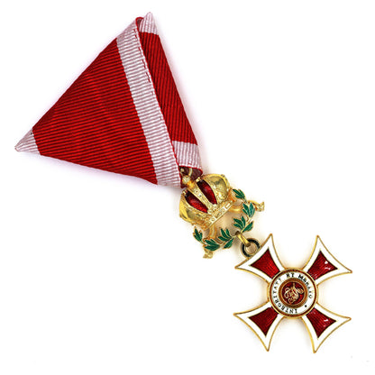 Austria Imperial Order of Leopold Knight Cross w/ War Decoration Ribbon Replica