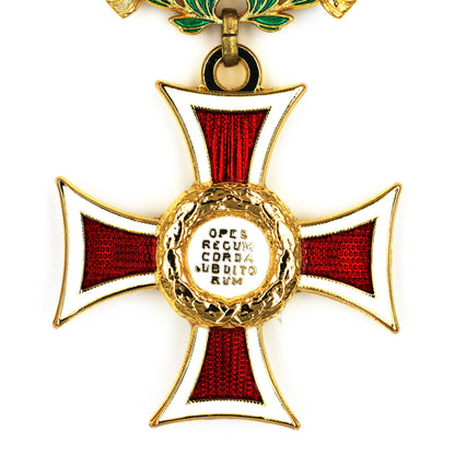 Austria Imperial Order of Leopold Knight Cross w/ War Decoration Ribbon Replica