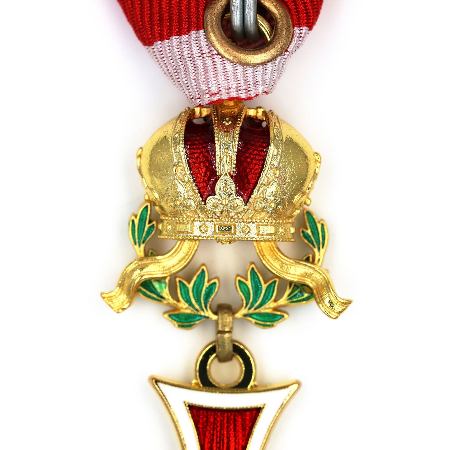 Austria Imperial Order of Leopold Knight Cross w/ War Decoration Ribbon Replica
