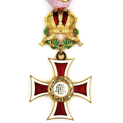 Austria Imperial Order of Leopold Knight Cross w/ War Decoration Ribbon Replica