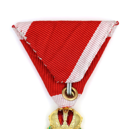 Austria Imperial Order of Leopold Knight Cross w/ War Decoration Ribbon Replica