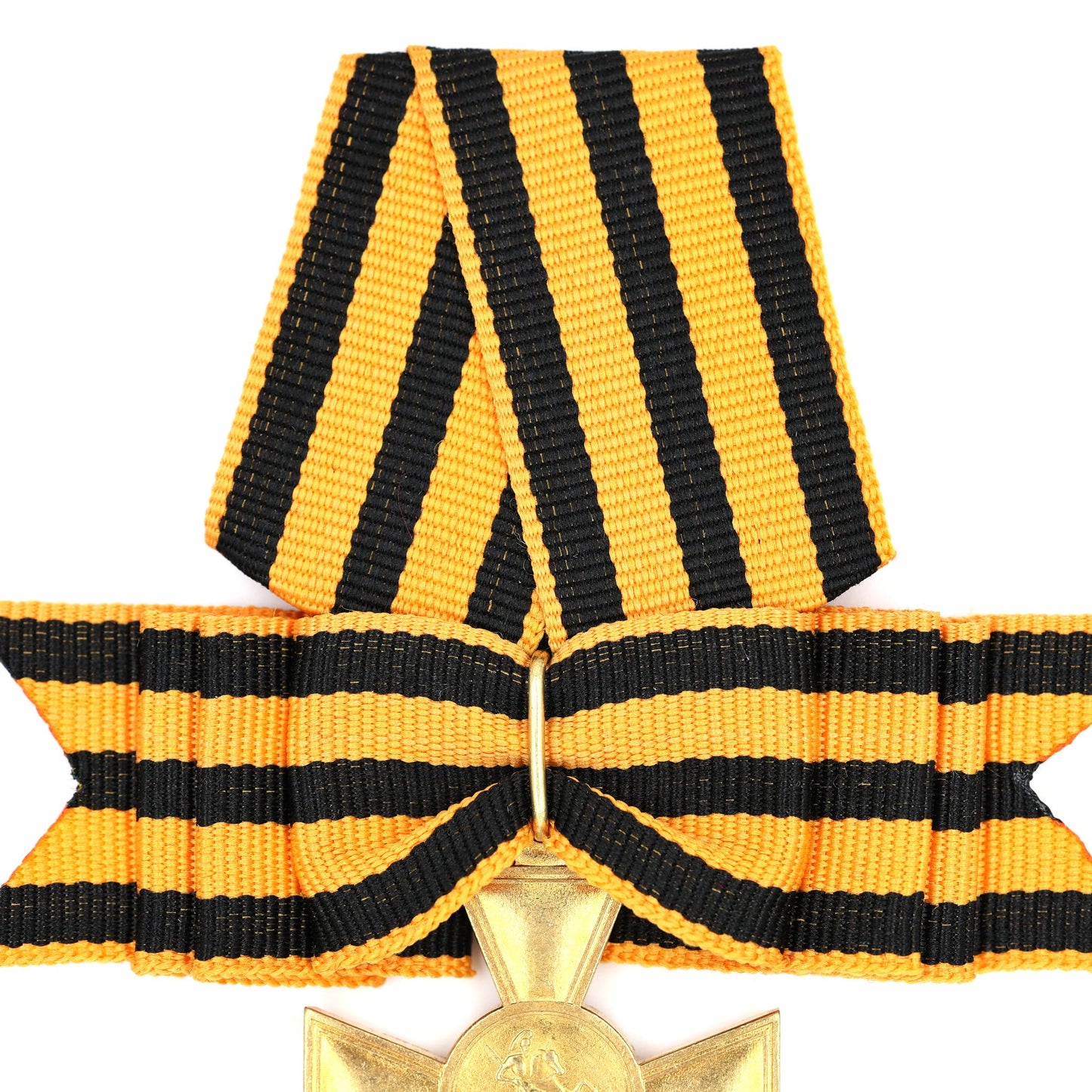 Imperial Russian St. George Cross 1st Class Nicholas II Replica w/ Bow Ribbon