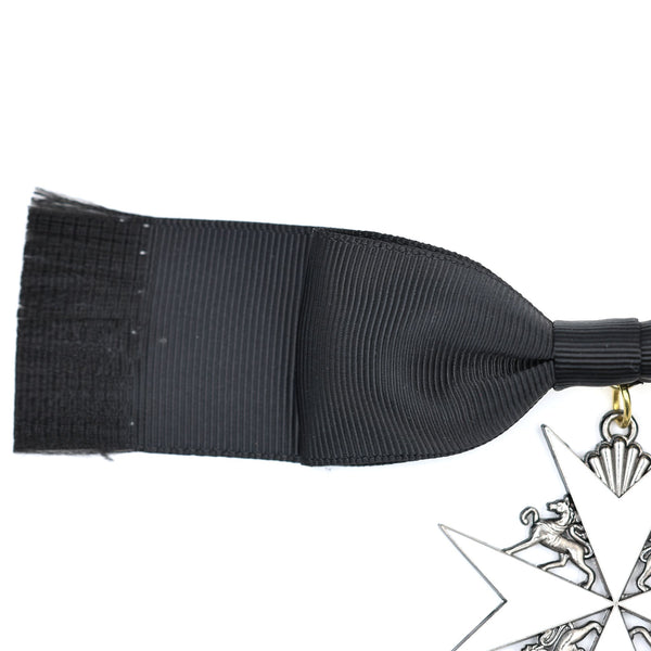 UK British Order of St John Lady of Grace Bow Badge White Enamel Cross Replica