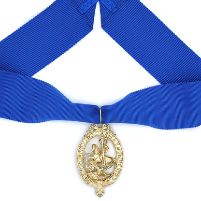 British Order of the Garter “Lesser George” St George Neck Badge Ribbon Replica