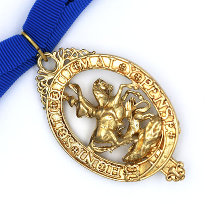 British Order of the Garter “Lesser George” St George Neck Badge Ribbon Replica
