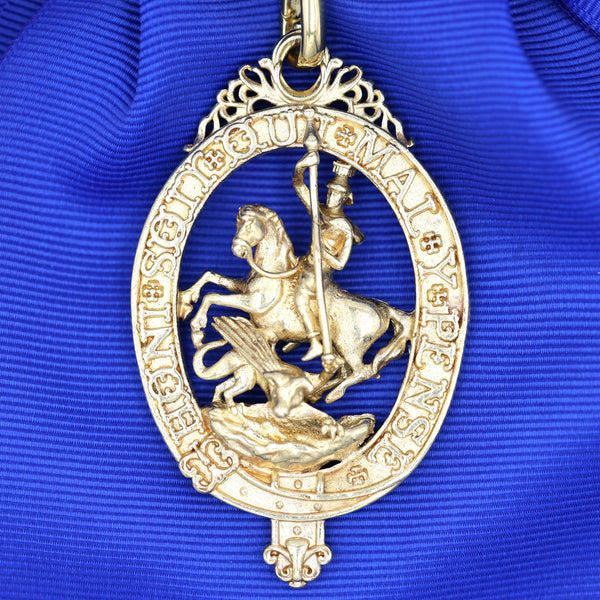 UK British Most Noble Order of the Garter St George Sash Badge Medal Replica
