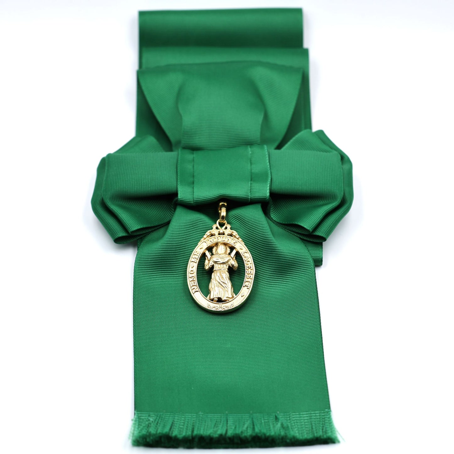 Order of the Thistle Sash & Badge – Saint Andrew Badge in Brass – Full-Size Museum Replica