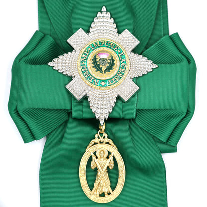 Scotland Order of the Thistle Sash Set Replica Badge Breast Star St Andrew UK