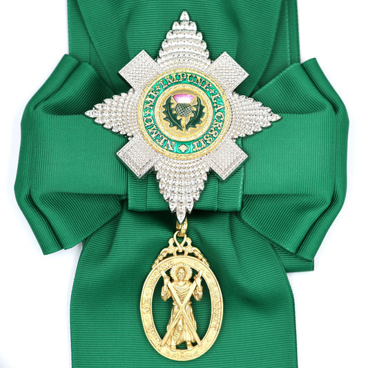 Scotland Order of the Thistle Sash Set Replica Badge Breast Star St Andrew UK