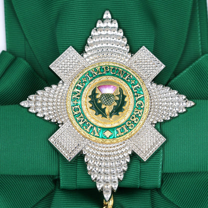 Scotland Order of the Thistle Sash Set Replica Badge Breast Star St Andrew UK