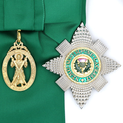 Scotland Order of the Thistle Sash Set Replica Badge Breast Star St Andrew UK