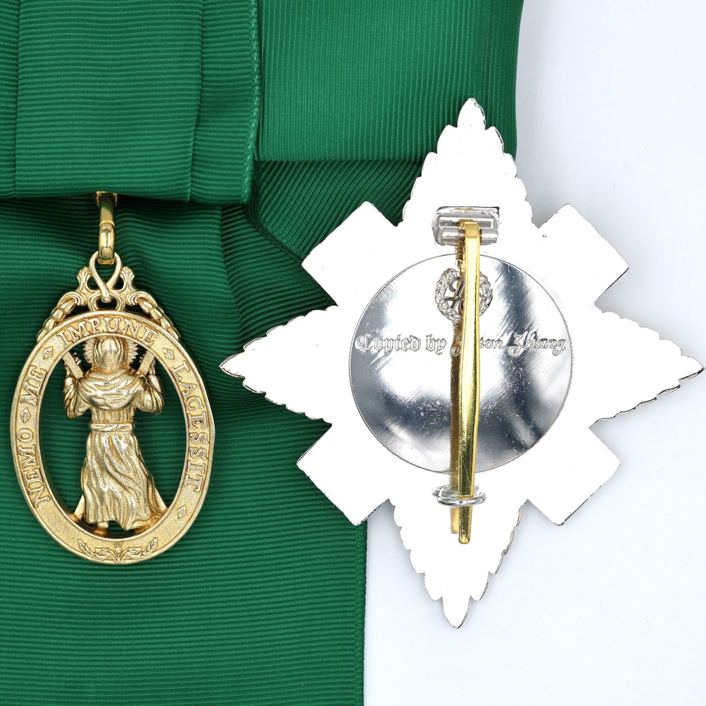 Scotland Order of the Thistle Sash Set Replica Badge Breast Star St Andrew UK