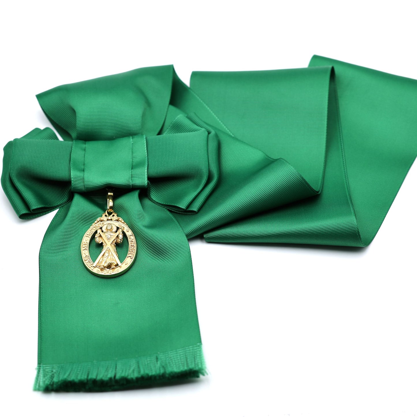 Order of the Thistle Sash & Badge – Saint Andrew Badge in Brass – Full-Size Museum Replica