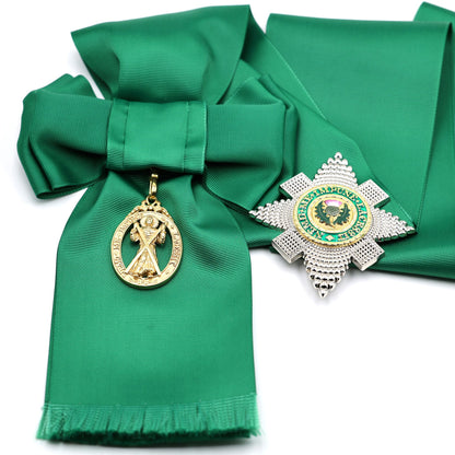 Scotland Order of the Thistle Sash Set Replica Badge Breast Star St Andrew UK