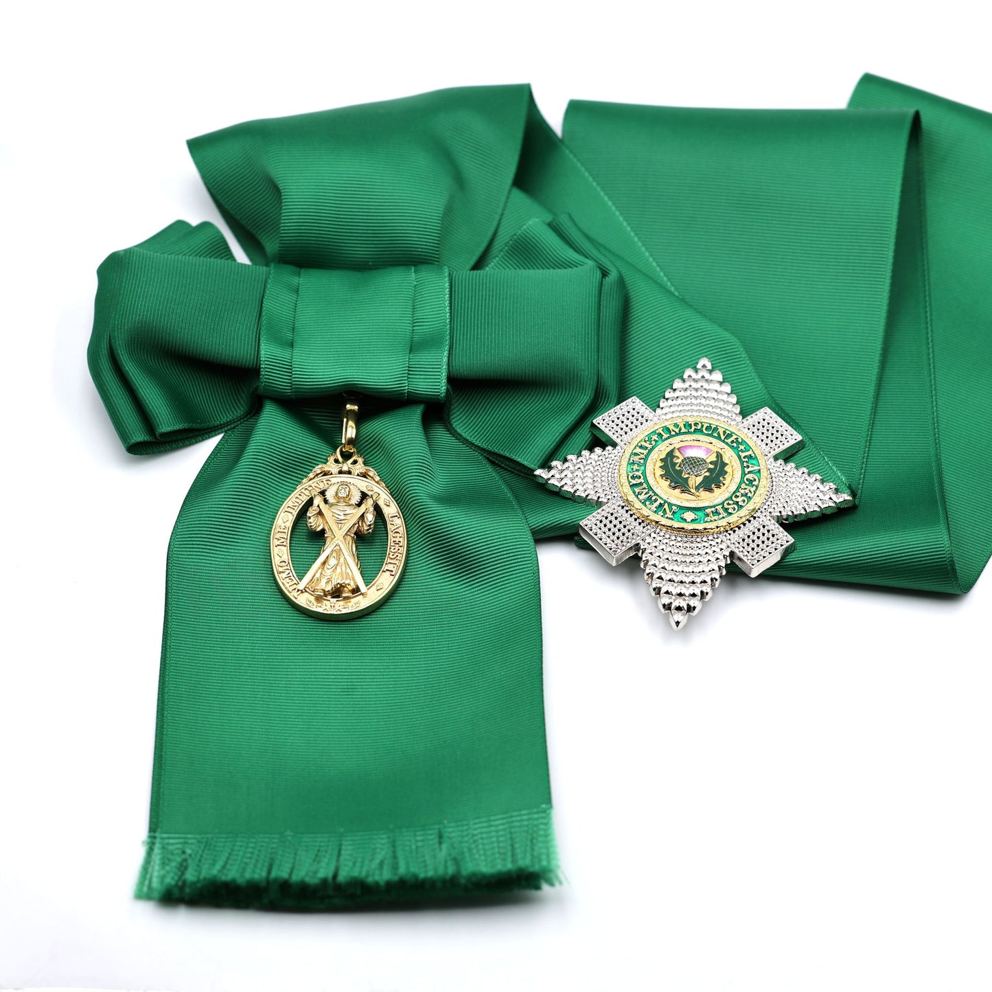 Scotland Order of the Thistle Sash Set Replica Badge Breast Star St Andrew UK