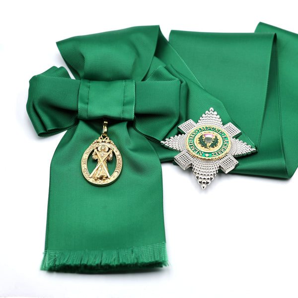 Scotland Order of the Thistle Sash Set Replica Badge Breast Star St Andrew UK