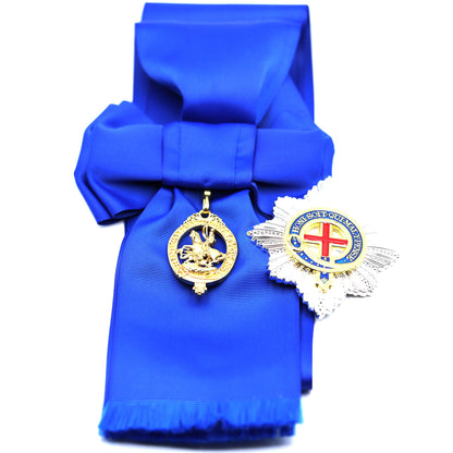 UK the British Order of the Garter Star, Sash+ Badge full set Medal Replica copy reproduction