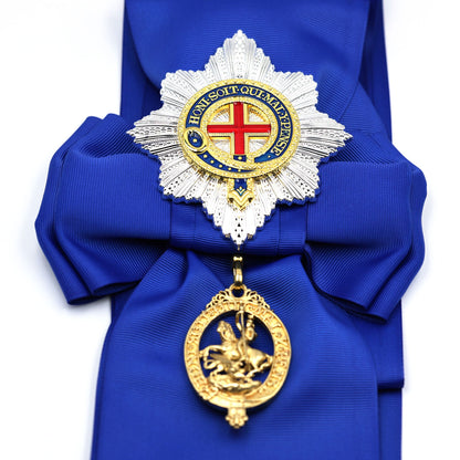 UK the British Order of the Garter Star, Sash+ Badge full set Medal Replica copy reproduction
