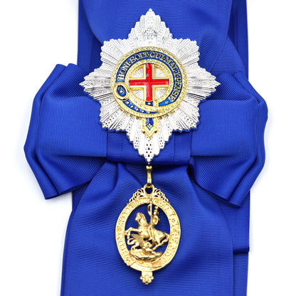 UK the British Order of the Garter Star, Sash+ Badge full set Medal Replica copy reproduction