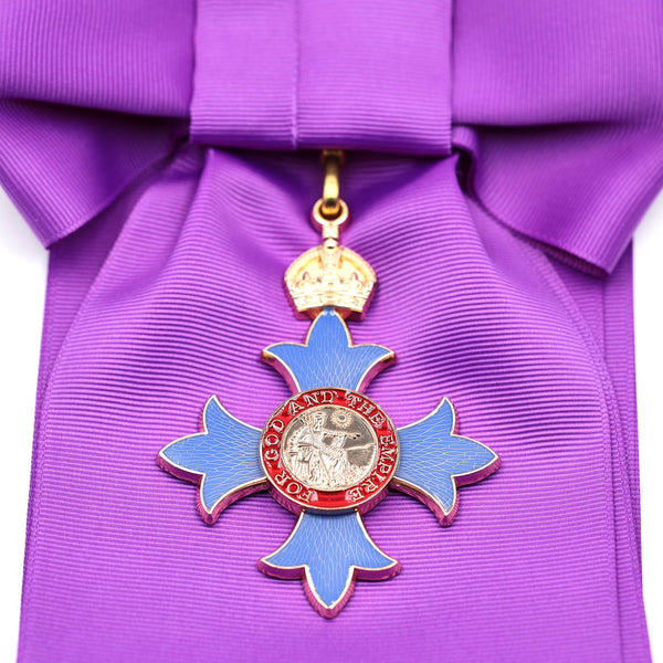 UK Order of the British Empire GBE Knight Grand Cross Sash Badge & Sash Replica