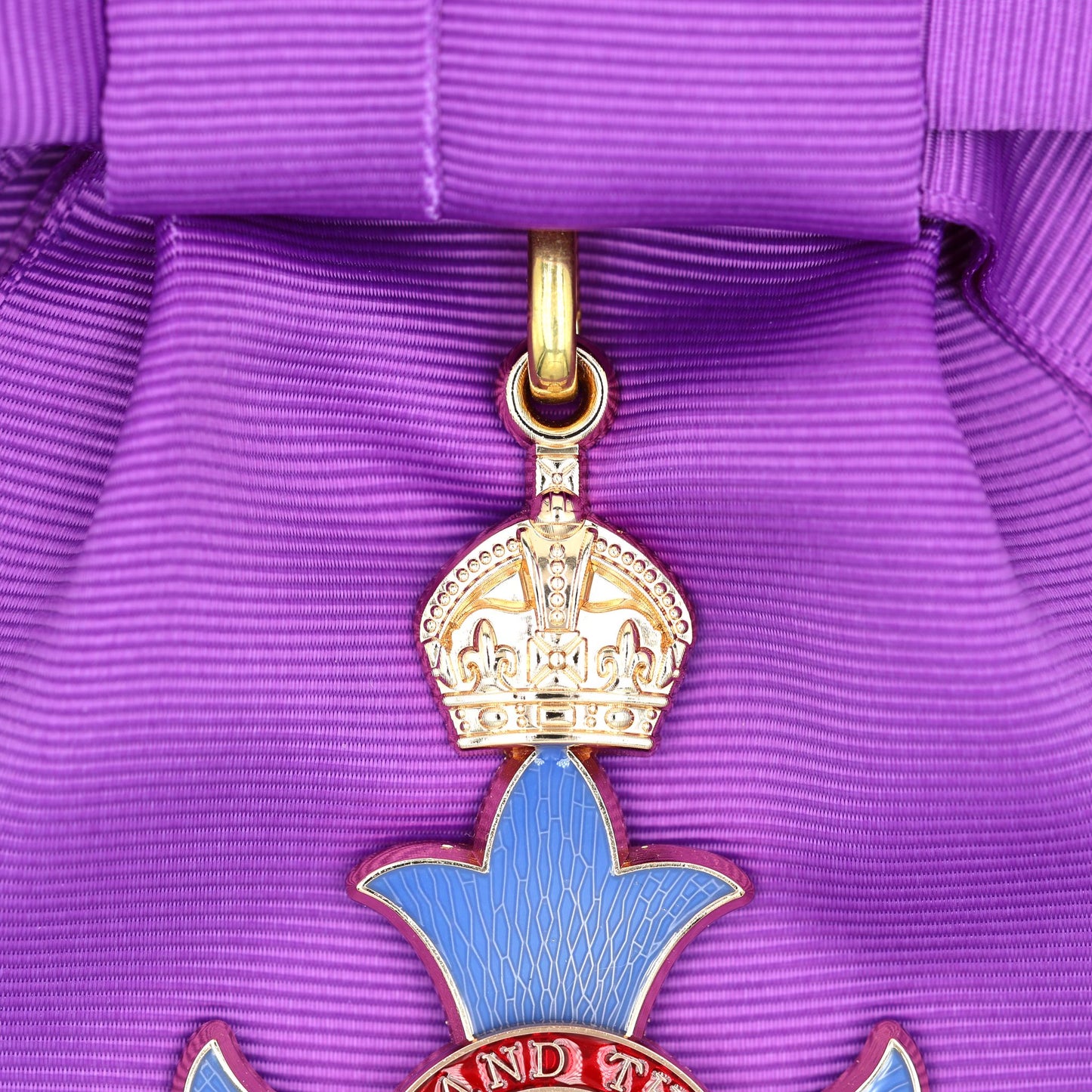 UK Order of the British Empire GBE Knight Grand Cross Sash Badge & Sash Replica