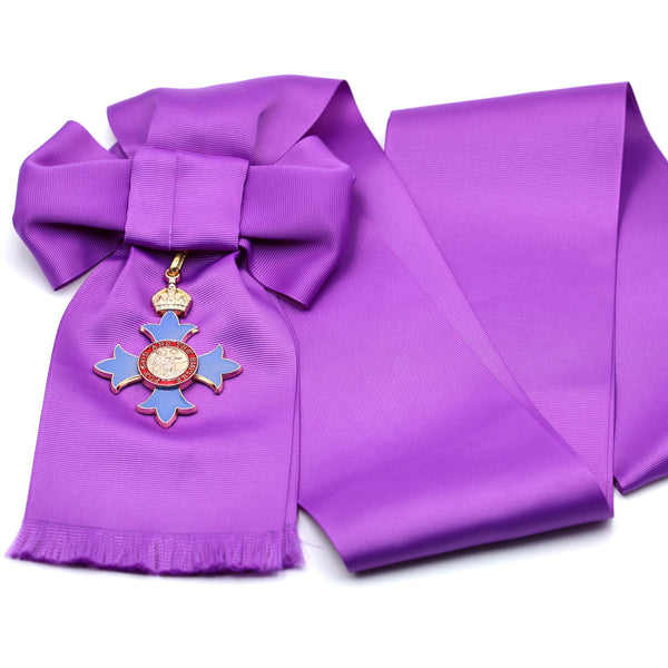 UK Order of the British Empire GBE Knight Grand Cross Sash Badge & Sash Replica