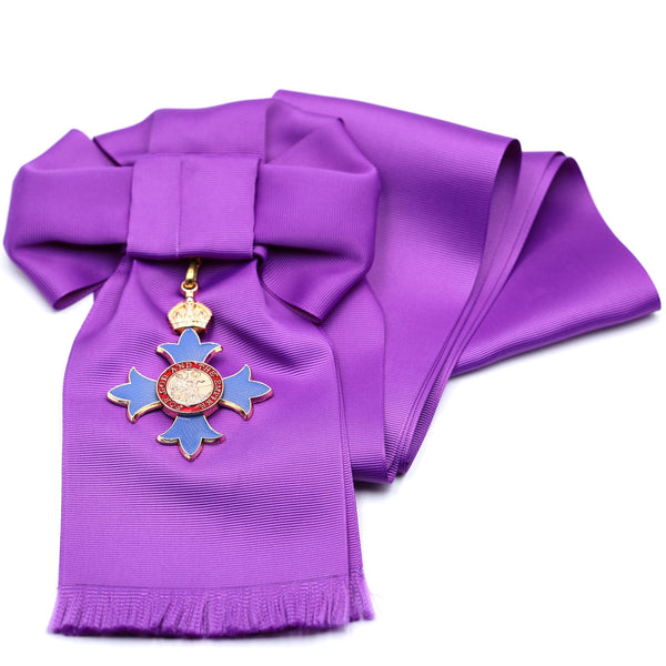 UK Order of the British Empire GBE Knight Grand Cross Sash Badge & Sash Replica