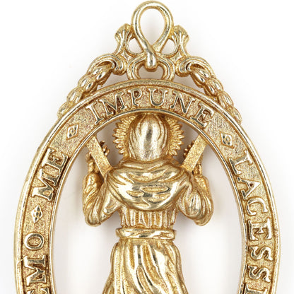 British Order of the Thistle Saint Andrew Pendant Brass Replica Badge