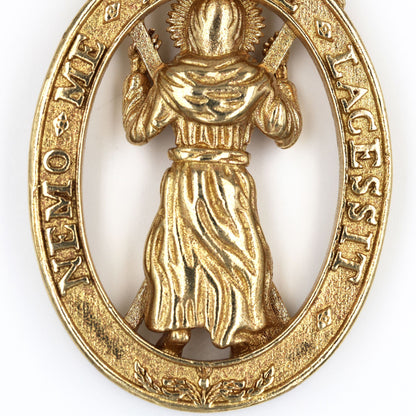 British Order of the Thistle Saint Andrew Pendant Brass Replica Badge