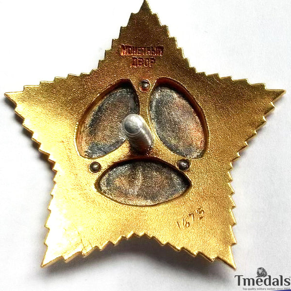 USSR Soviet Order of Suvorov 2nd Class Medal 925 Silver 24K Gilt Enamel replica