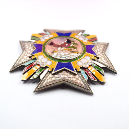 Chinese Republic Order of Weng Tonghe (1830–1904) – Enamel Medal Replica