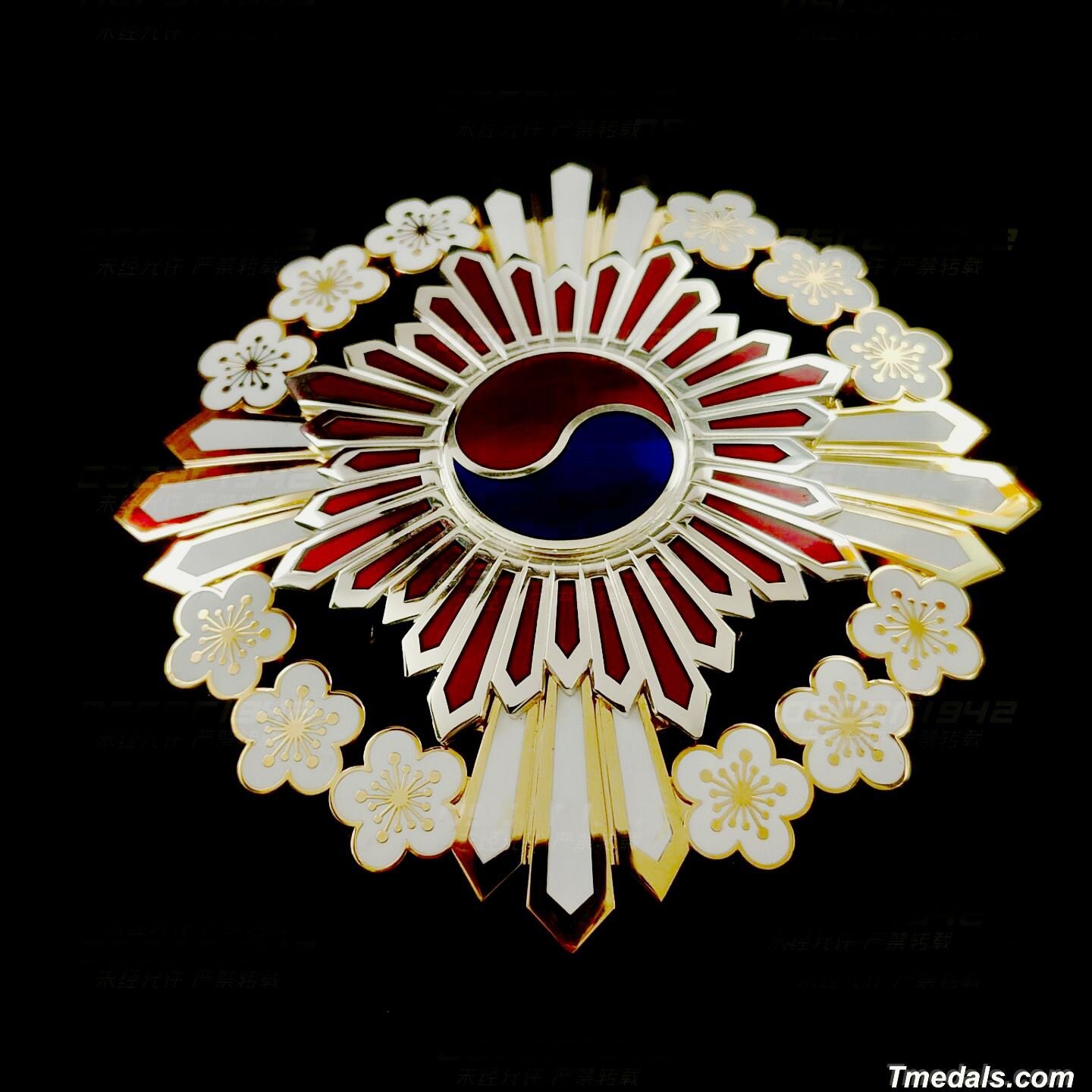 Korea – Order of the Plum Blossoms, I Class Grand Cordon Breast Star (Replica)