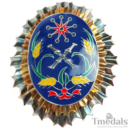 Republic of China Army Officer Academy Badge Warlord Era Replica Sterling Silver Replica