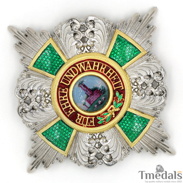 German Order of the Zähringer Lion, Commander Breast Star without Swords top Replica Copy Reproduction