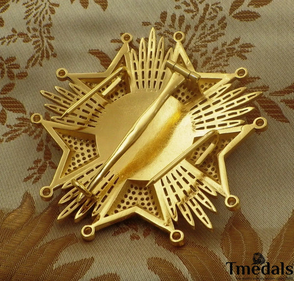 French Legion of Honor / Légion d'Honneur Breast Star in Gold with Diamond Museum Replica Repro