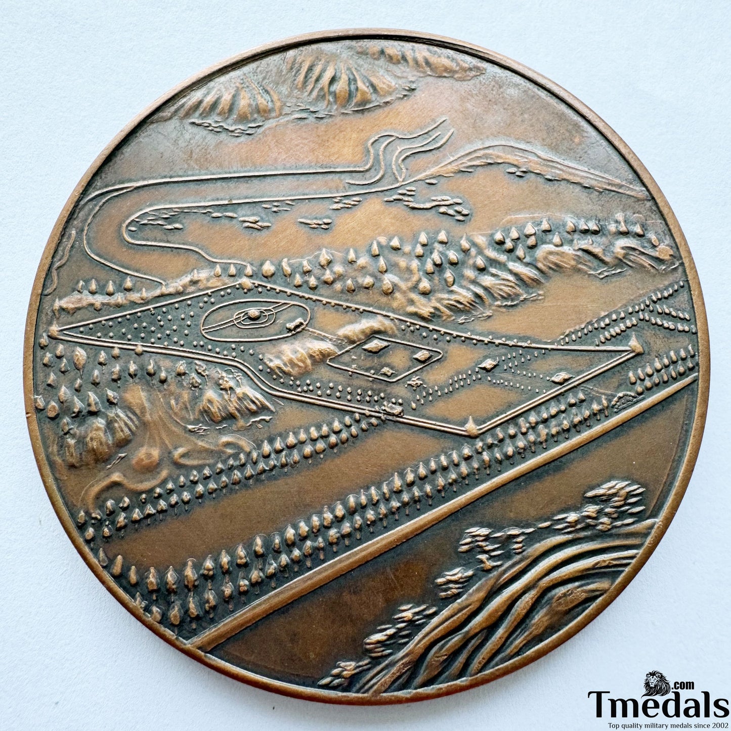 Chinese Order Badge CHINA-REPUBLIC 1928 Zhang zuolin Copper Medal WW12