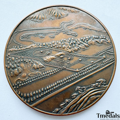 Chinese Order Badge CHINA-REPUBLIC 1928 Zhang zuolin Copper Medal WW12