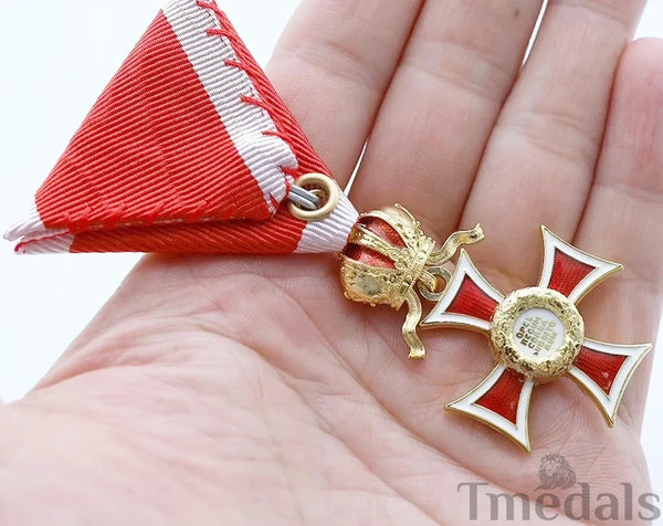 Austria Imperial Order of Leopold Knight Cross Civilian Type Badge Replica