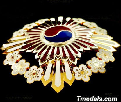 Korea – Order of the Plum Blossoms, I Class Grand Cordon Breast Star (Replica)