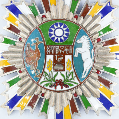 Chinese medal order badge the Republic of China YUNNAN PROVINCE enamel
