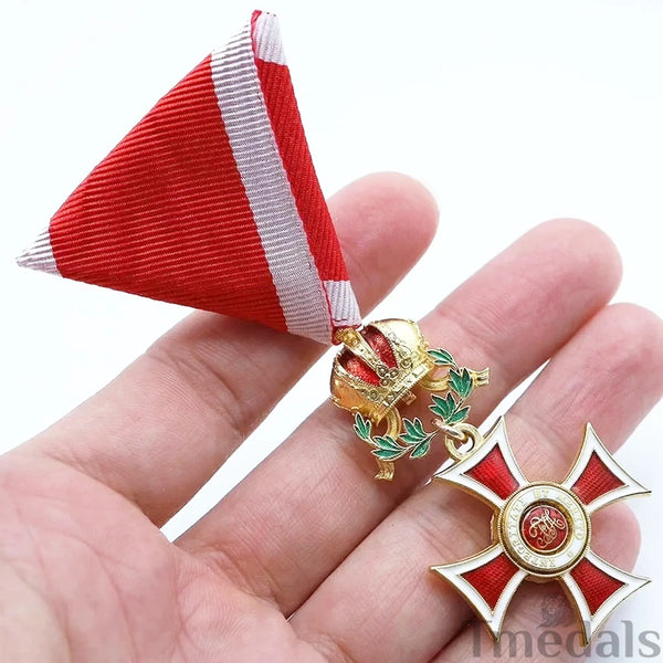 Austria Imperial Order of Leopold Knight Cross w/ War Decoration Ribbon Replica