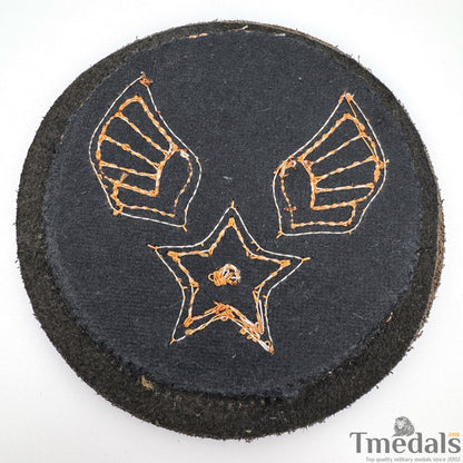 U.S. Army Air Force WW2 BULLION USAF Air Corps Squadron Shoulder Uniform Patch Genuine leather USA
