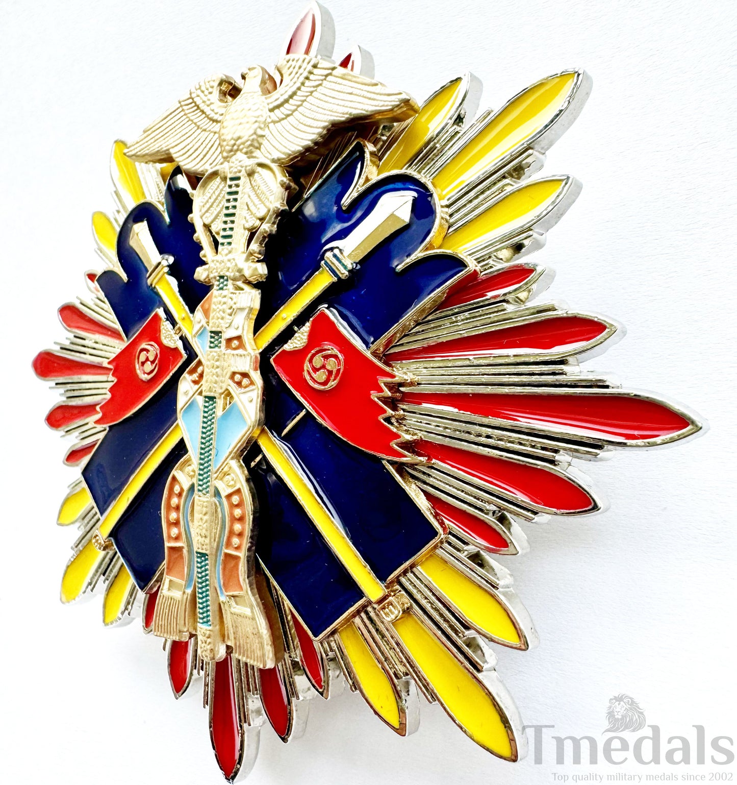 WWII Japanese Japan ORDER OF THE GOLDEN KITE Breast Star replica copy repro
