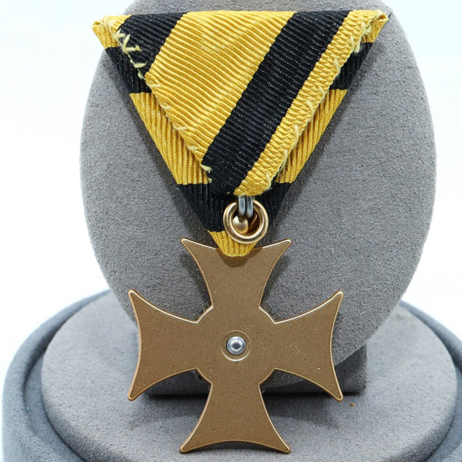 Austria-Hungary Officer’s Military Service Decoration 3rd Class Cross Replica