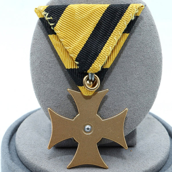 Austria-Hungary Officer’s Military Service Decoration 3rd Class Cross Replica