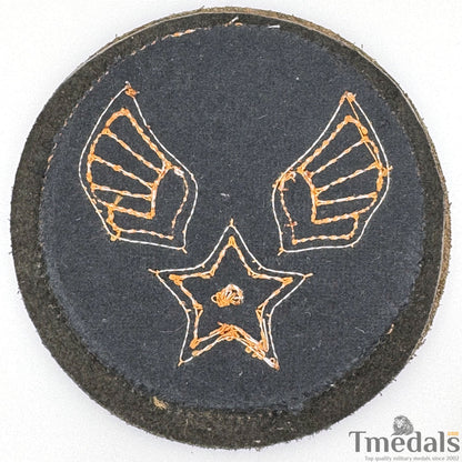 U.S. Army Air Force WW2 BULLION USAF Air Corps Squadron Shoulder Uniform Patch Genuine leather USA