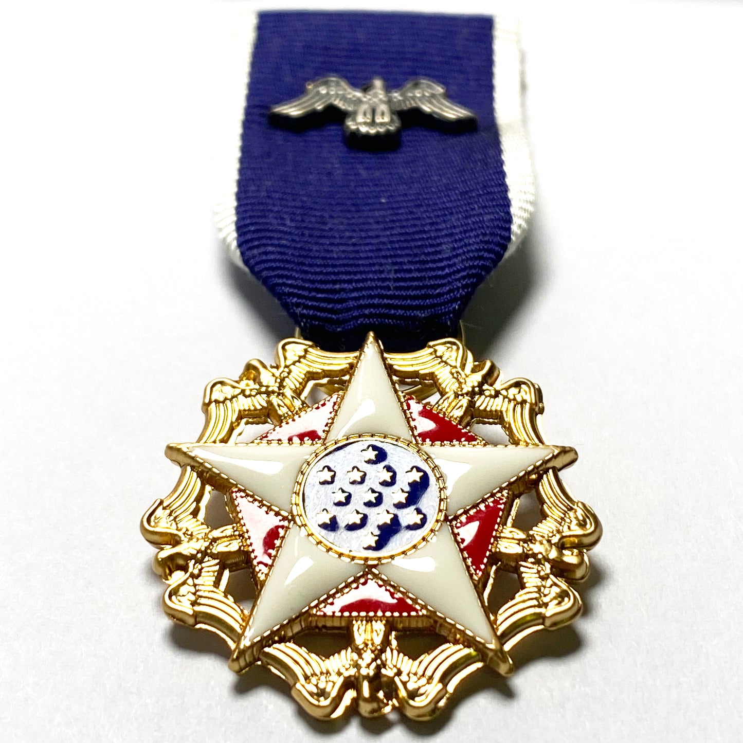 US Presidential Medal of Freedom Mini Medal + Ribbon Bar + Service Ribbon – Replica
