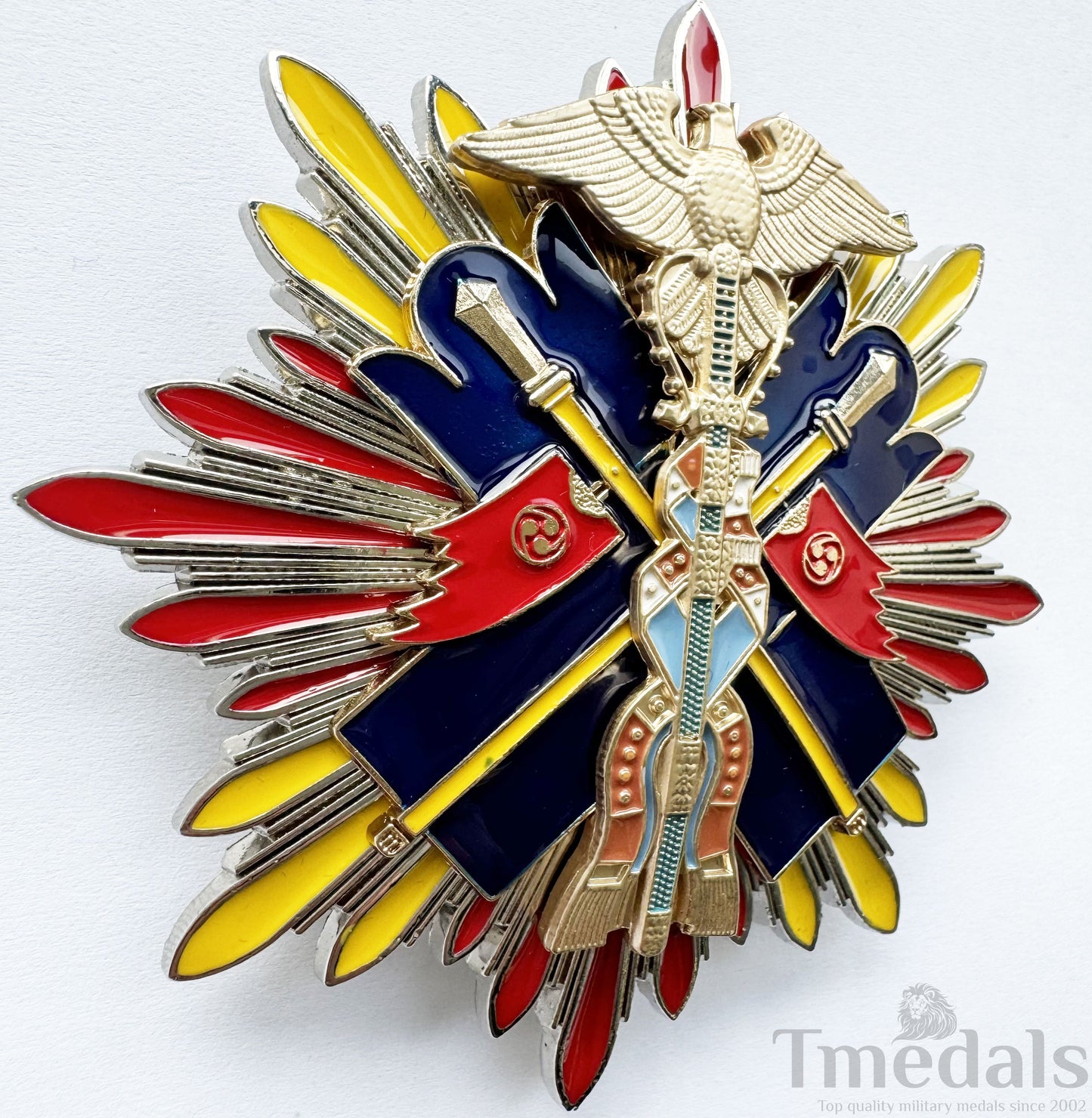WWII Japanese Japan ORDER OF THE GOLDEN KITE Breast Star replica copy repro