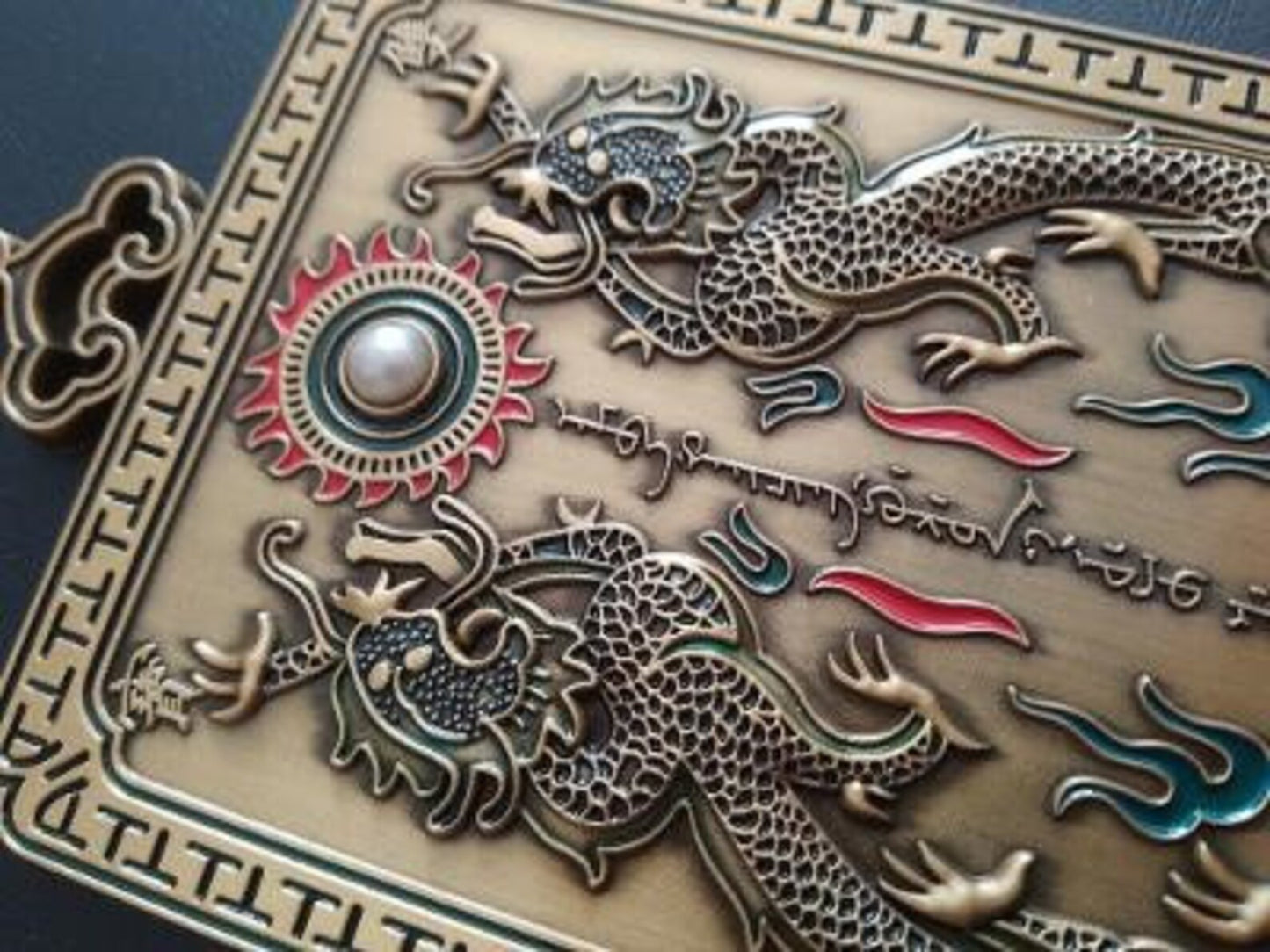 China Medal Badge Chinese Qing Dynasty Order of the Double Dragon copy Replica