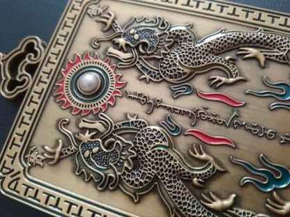 China Medal Badge Chinese Qing Dynasty Order of the Double Dragon copy Replica